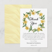 Elegant Yellow Daffodils Blumenreath Geburtstag