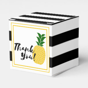 Elegant Yellow Pineaple Danke Geschenkschachtel