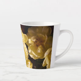 Elegant Yellow Tulips Floral Milchtasse