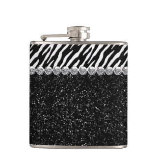 Elegant Zebra Flachmann
