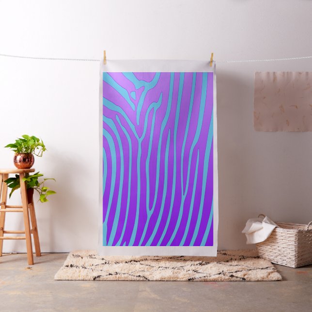 Elegant Zebra Print Fabric Stoff (Beispiel)