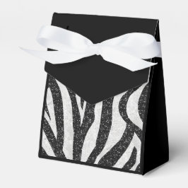 Elegant Zebra Print Favor Box Geschenkschachtel