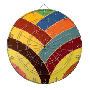 elegant zeitgenössisch Zickzack Dartscheibe