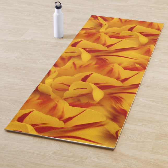 Elegant Zwei-Tone Rotes Gold Monsella Yogamatte (Beispiel)