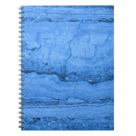 ElegantBlue Granite Muster blauer Marmor Notizblock