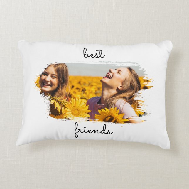 Elegante 2 BESTE FREUNDINNEN Die besten Freunde fü Dekokissen (Rückseite)