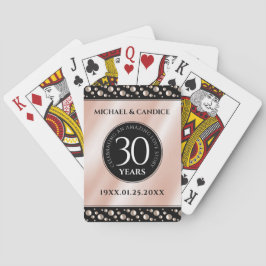 Elegante 30. Geburtstagsfeier der Perlen Spielkarten