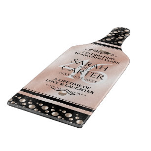 Elegante 46. Geburtstagsfeier der Perlen Schneidebrett