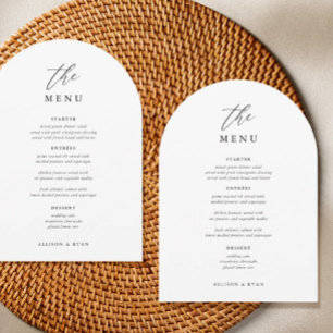 Elegante 5x7" Hochzeitstisch-Menükarten Flaches Me Einladung