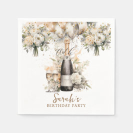 Elegante 70. Überraschung Geburtstagsparty Serviette