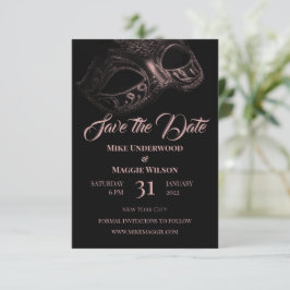 Elegante Abend Wedding Save The Date