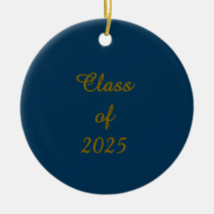 Elegante Abschlussklasse 2025 Keramik Ornament