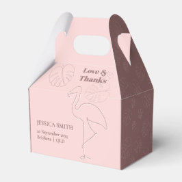 Elegante Abstrakt Lasse Flamingle Geschenkschachtel
