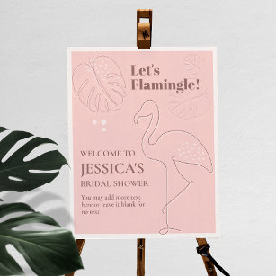 Elegante Abstrakt Lasse Flamingle Poster