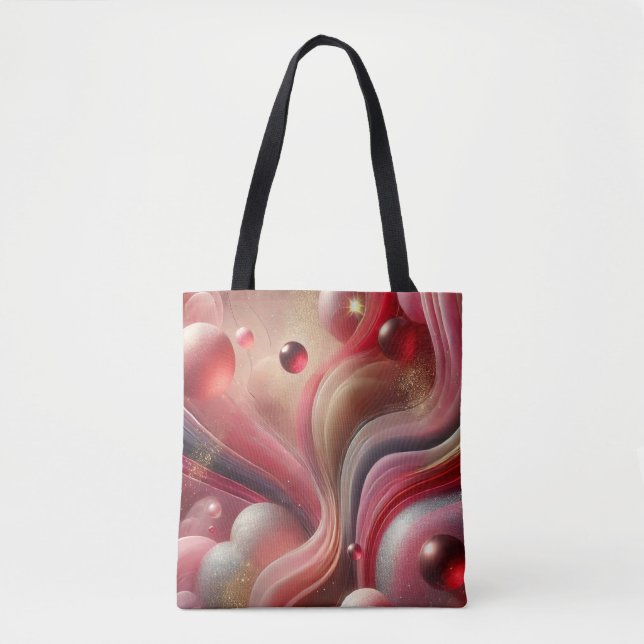 Elegante Abstrakte Kunst, Dichtung und Musik Tasche (Vorderseite)