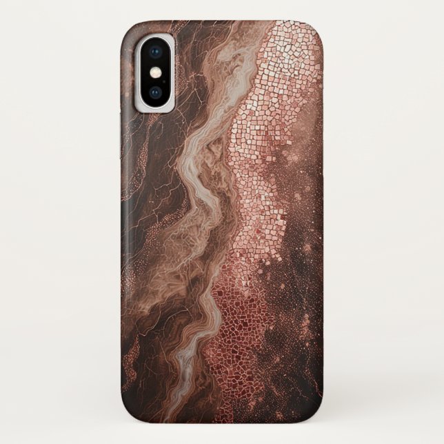 Elegante Abstrakte Malerei Case-Mate iPhone Hülle (Rückseite)
