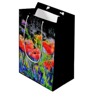 Elegante abstrakte Töpfe Mittlere Geschenktüte