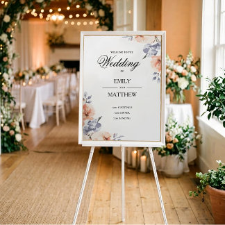 Élégante Affiche de Mariage à l'Aquarelle Lavande