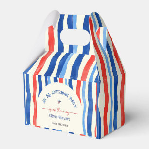 Elegante All American Baby 4. Juli Baby Shower Geschenkschachtel