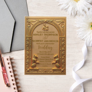 Elegante alte ägyptische Goldhochzeit
