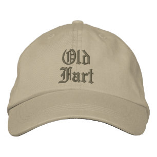 Elegante Alte Furz anpassbare Cap Bestickte Baseballkappe