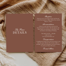 Elegante alte Geld-Mocha-Braun-Elfenbein-Hochzeits