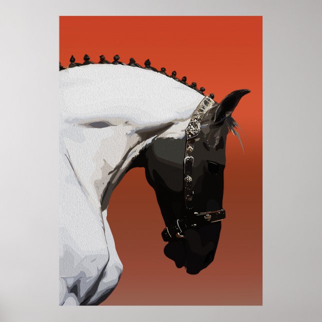 Elegante Andalusien - Mallorca Poster (Vorne)