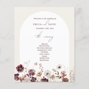 Elegante Anemone Arch Wedding