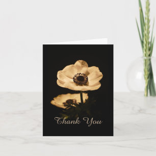 Elegante Anemonenblumen Danke