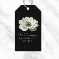 Elegante Anenome Blume Hochzeit Schwarz & Weiß