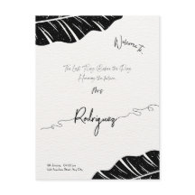 Elegante & anpassbare Brautparty-Postkarte