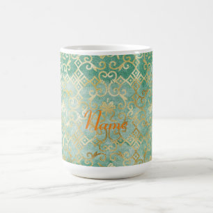 Elegante antike Motive Kaffeetasse