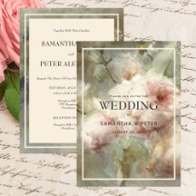 Elegante antike Rose, weich rosa Aquarellblume
