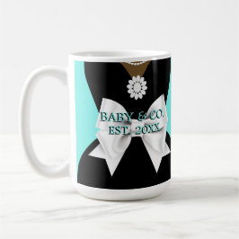 Elegante Aquamarine Tiffany ethnische Schwangersch Kaffeetasse