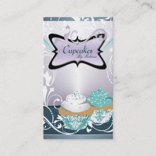 Elegante aquamarine visitenkarte