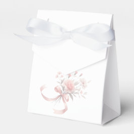 Elegante Aquarell Blume Bouquet Babydusche Geschenkschachtel