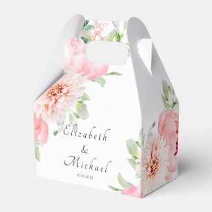 Elegante Aquarell Botanische Frühlingsgeschenkbox Geschenkschachtel