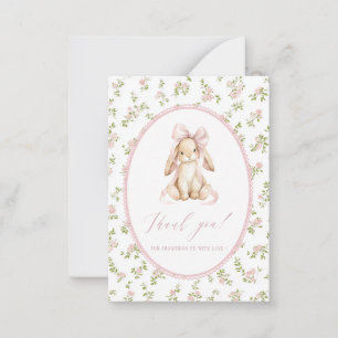 Elegante Aquarell-Frühlingswildblumen-Notizkarte Mitteilungskarte
