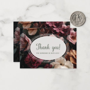 Elegante Aquarell-Frühlingswildblumen-Notizkarte Mitteilungskarte