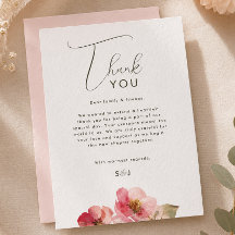 Elegante Aquarell-Korallenrosa-Floral-Hochzeit 