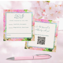Elegante Aquarell-Rosa-Hortensien-Gartenhochzeit