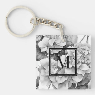 Elégante aquarelle blanche grise noire