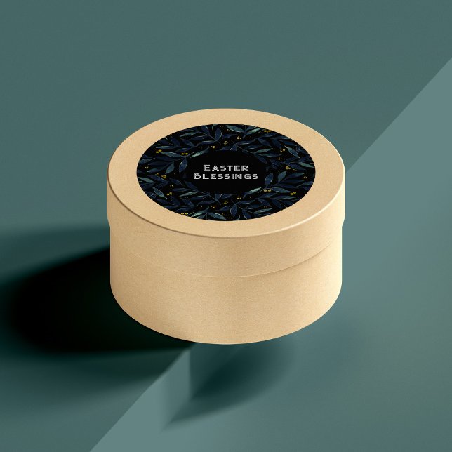 Élégante aquarelle branches Sticker de Pâques (Créateur téléchargé)