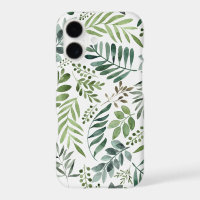 Elégante aquarelle des Feuilles botaniques