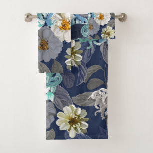 Elégante aquarelle fleurie décorative attirant l'o