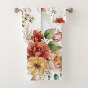 Elégante aquarelle fleurie décorative attirant l'o