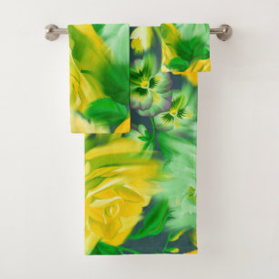 Elégante aquarelle fleurie décorative attirant l'o