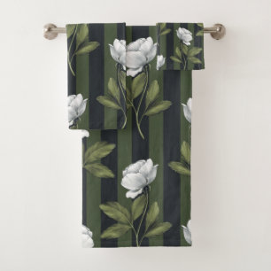 Elégante aquarelle fleurie décorative attirant l'o