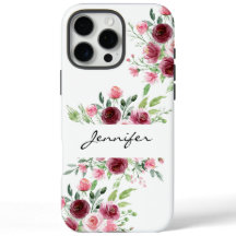 Elégante aquarelle florale Rose iPhone / coque ipa