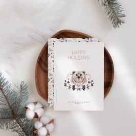 Elégante aquarelle moderne Joyeux vacances non pho